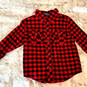 Gymboree Plaid Check Button Up